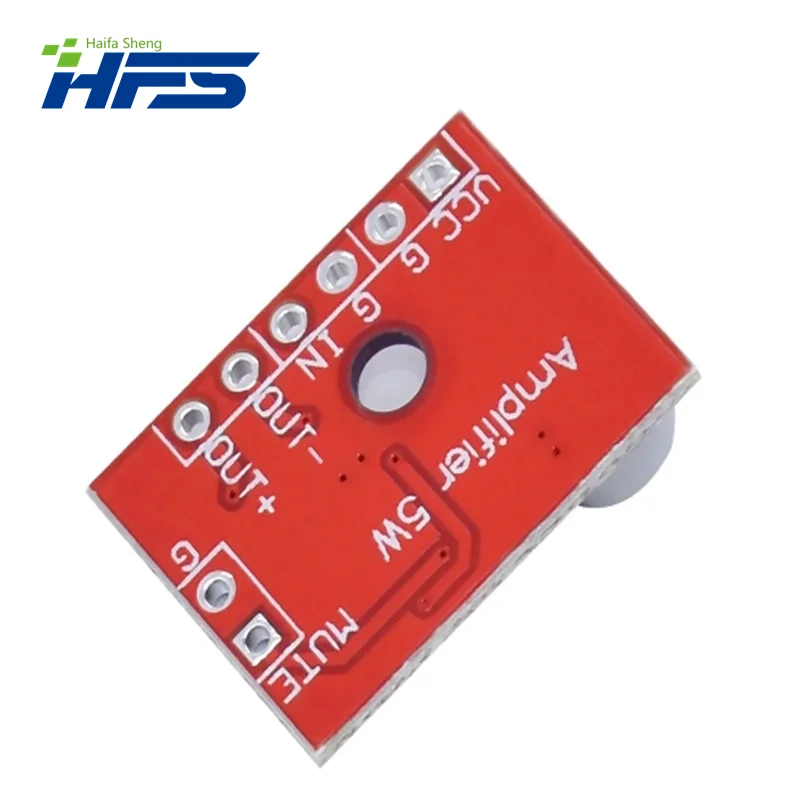 XS9871 Super Mini Digital Amplifier Board 1* 5W Class D Digital 2.5V To 5.5V Power Amplifier Board Efficient Class AB D Optional