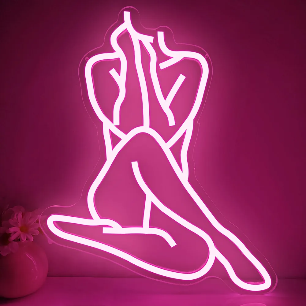 

Lady Neon Sign Dimmable Lady Neon Led Signs for Wall Decor Signs Neon Lights for Bedroom Man Cave Home Bar Party Wall Sign Decor