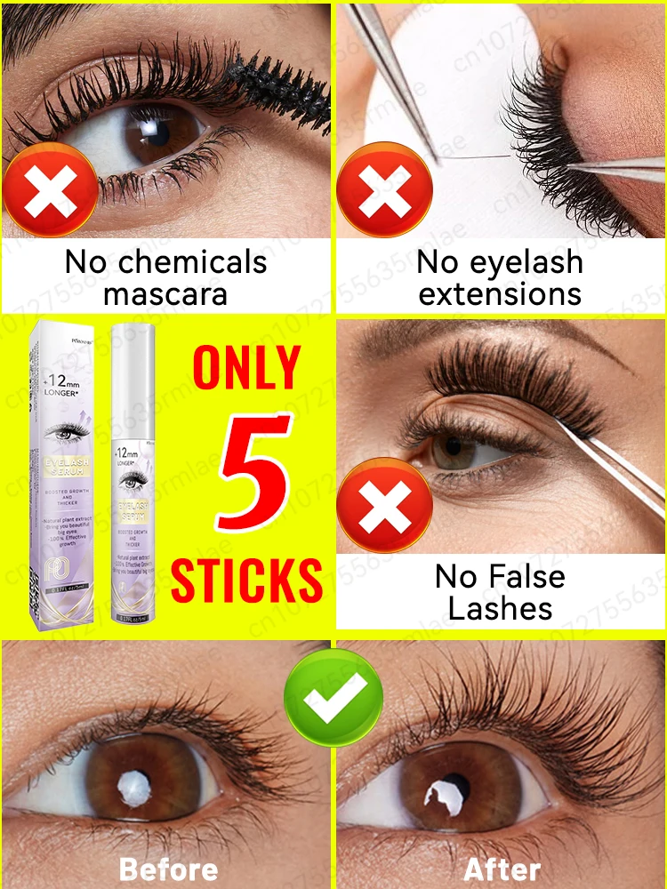 Wimpergroei Serum 3 Dagen Snelle Wimpergroei Wenkbrauw Natuurlijk Serum Verbetering Lash Lifting Verlenging Wimperverdikking