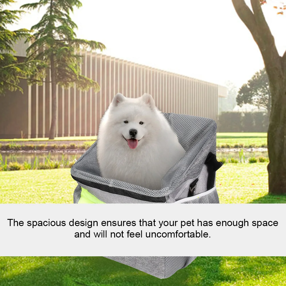 

Bike Basket Detachable Oxford Front Foldable Waterproof Design For Small Dogs Cats Bike Pet Carrier Folding Small Pet