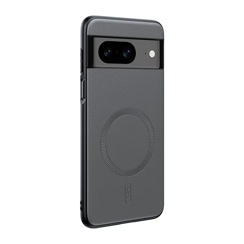 Für Pixel 8a Hülle Magnetische Leder-Schutzhülle Für Google Pixel 8a Anti-Fingerabdruck Rutschfest PC+TPU – Detail 1
