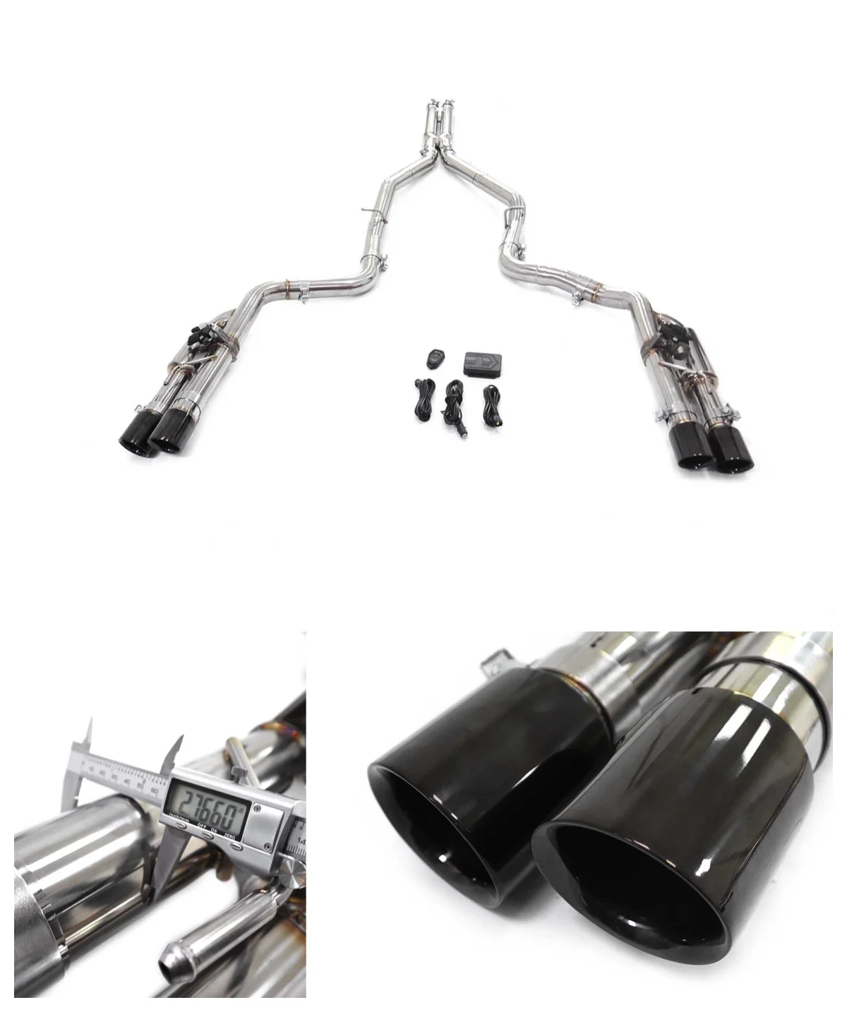 

Stainless Steel catback for Dodge Charger 6.2L with valve HMD Exhaust System Performance Quality certification