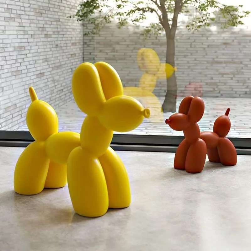 Nordic balloon dog chair kindergarten small stool, modern simple home living room cartoon puppy chair
