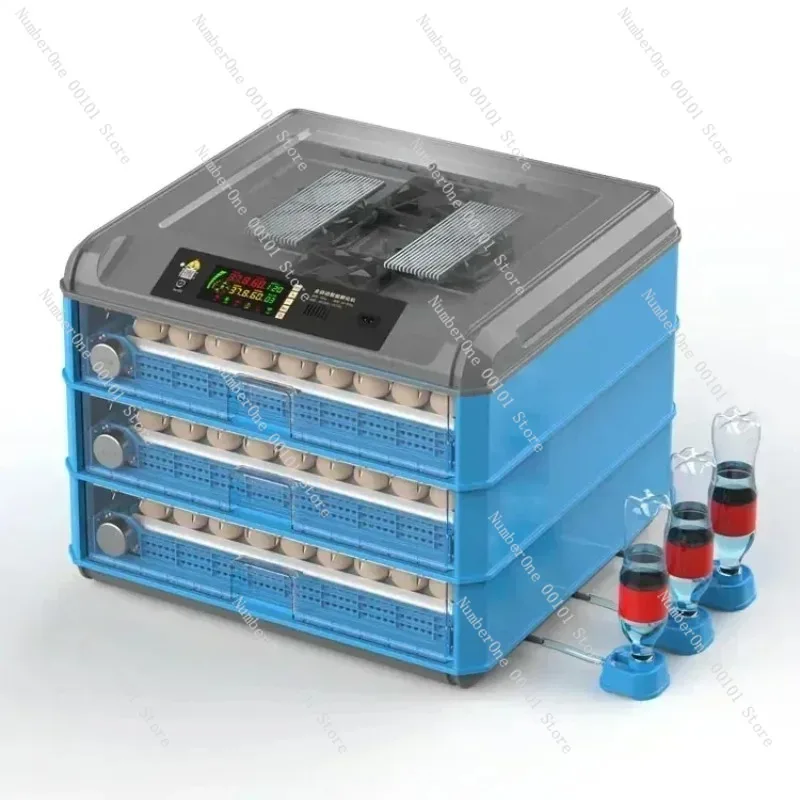 256-500 Capacity Egg Incubator Fully Automatic Dual Power Hatching Machine Chick Roller