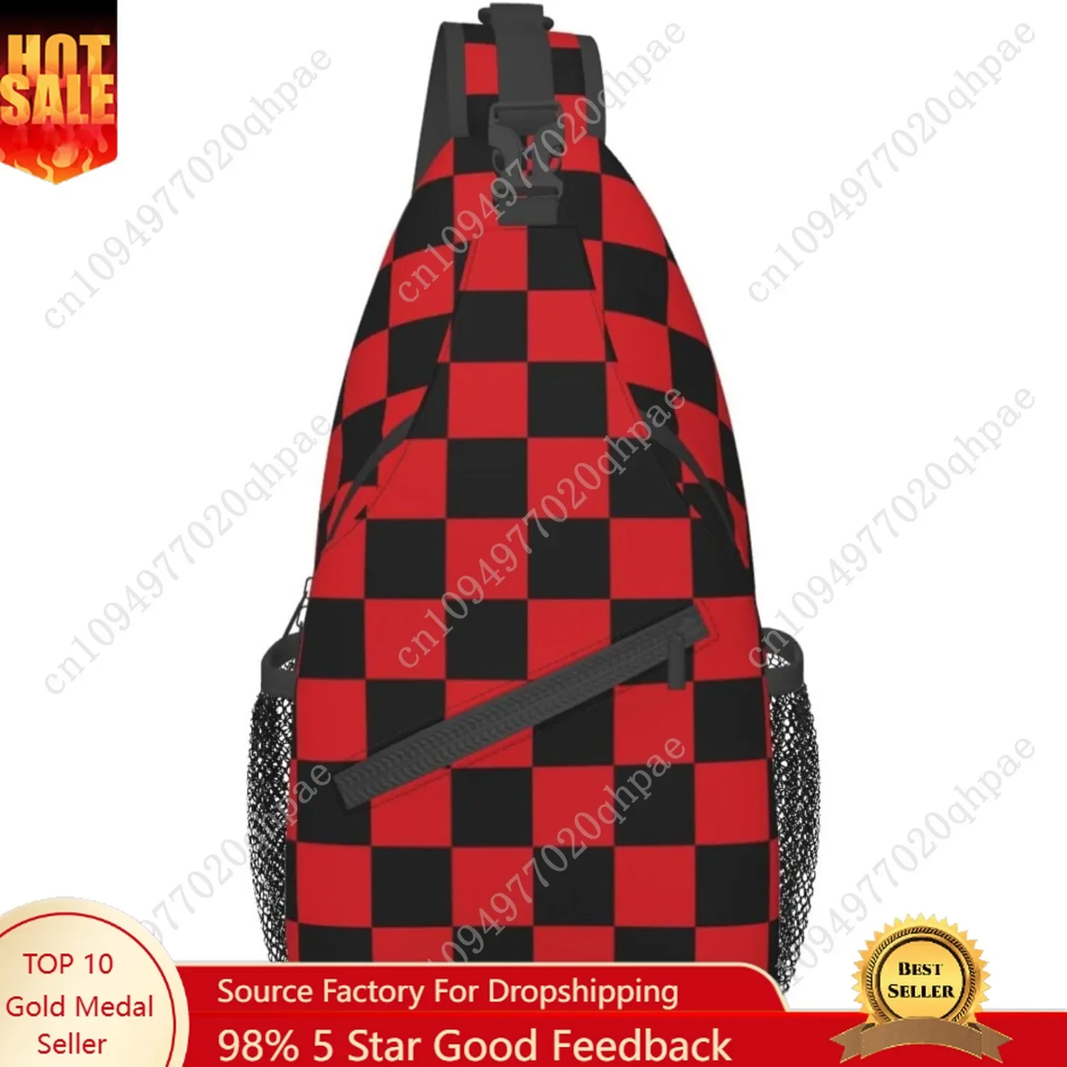 Casual Sling Bag for Women Men Travel Crossbody Sling Backpack Small Chest Shoulder Bag Gym Sports Hiking Daypack