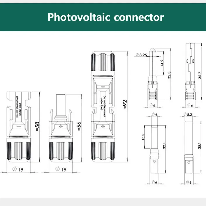 10 Pair Solar PV Connectors Solar Connectors for Solar Panels and PV Systems Factory Sale