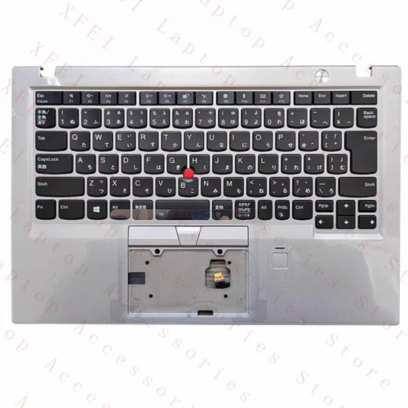 

F 01LV390 Palmrest for Lenovo X1 Carbon 5th Gen 2017 Keyboard Silver JP