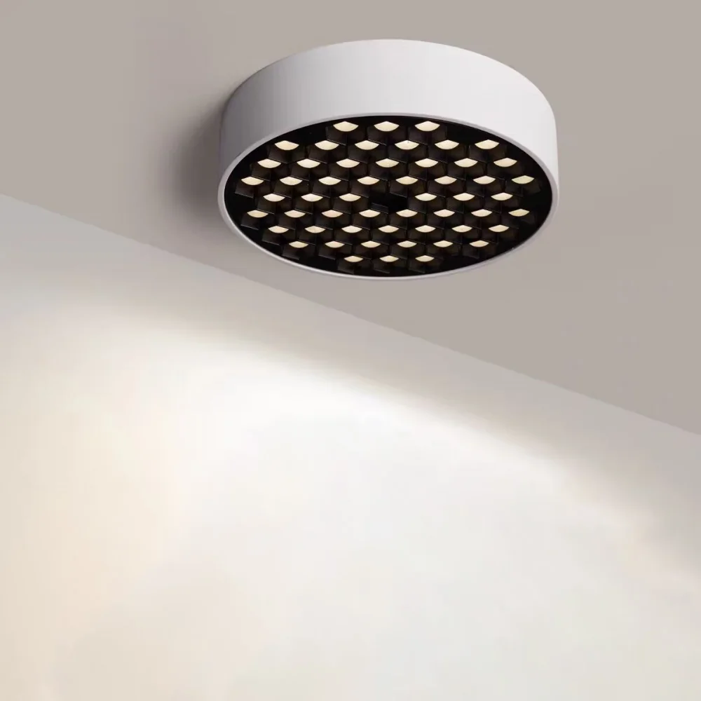 Household LED Surface Mounted Spotlights, Ultra-Thin Honeycomb Indoor Decorative Lighting