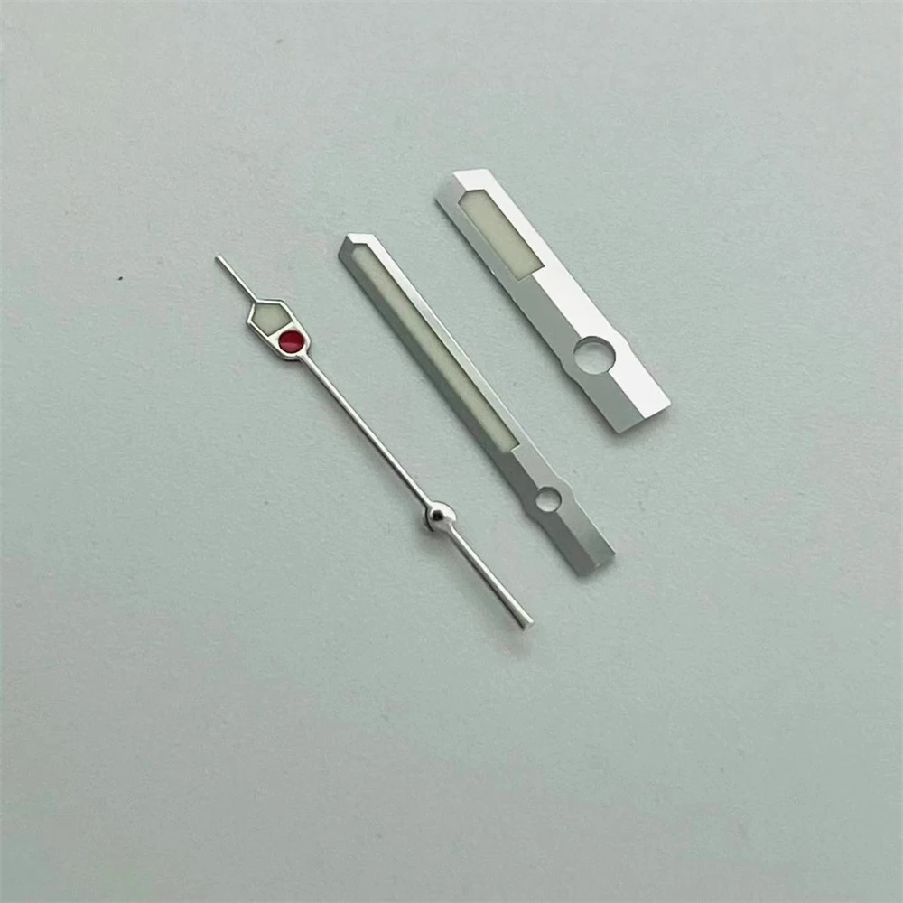 إبرة ساعة خضراء مضيئة ، حركة ميكانيكية ، تعديل ساعة غوص ، مستعمل ، NH35 ، NH36 ، جديد