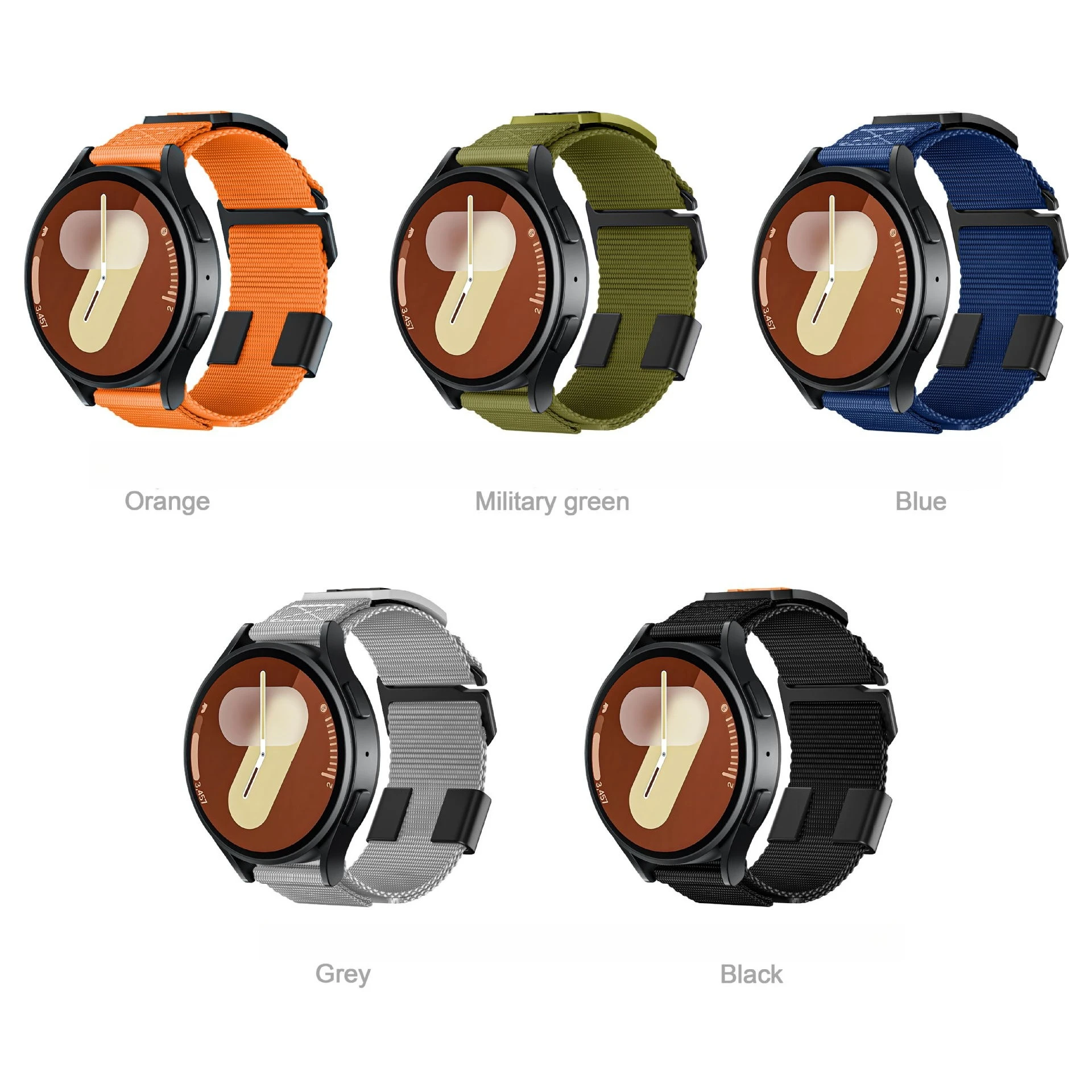 Для Samsung Galaxy Watch 7 6 5 4 40 мм 5Pro 6Classic 47 мм 22 мм 20 мм браслет спортивный нейлоновый ремешок для Huawei Watch 4 GT3 4Pro Band