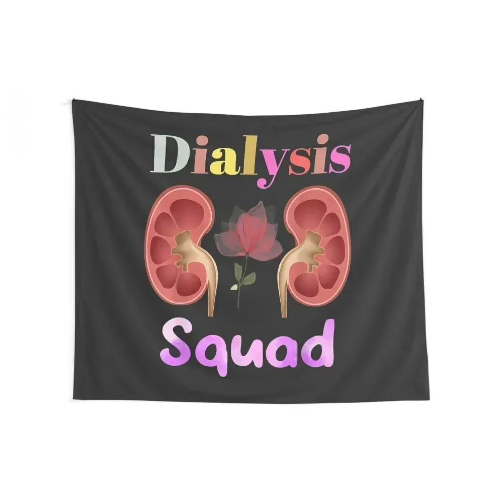 Dialysis Squad Nephrology Kidney Disease Nursing Tapestry Cute Room Things Decoration For Rooms Tapestry