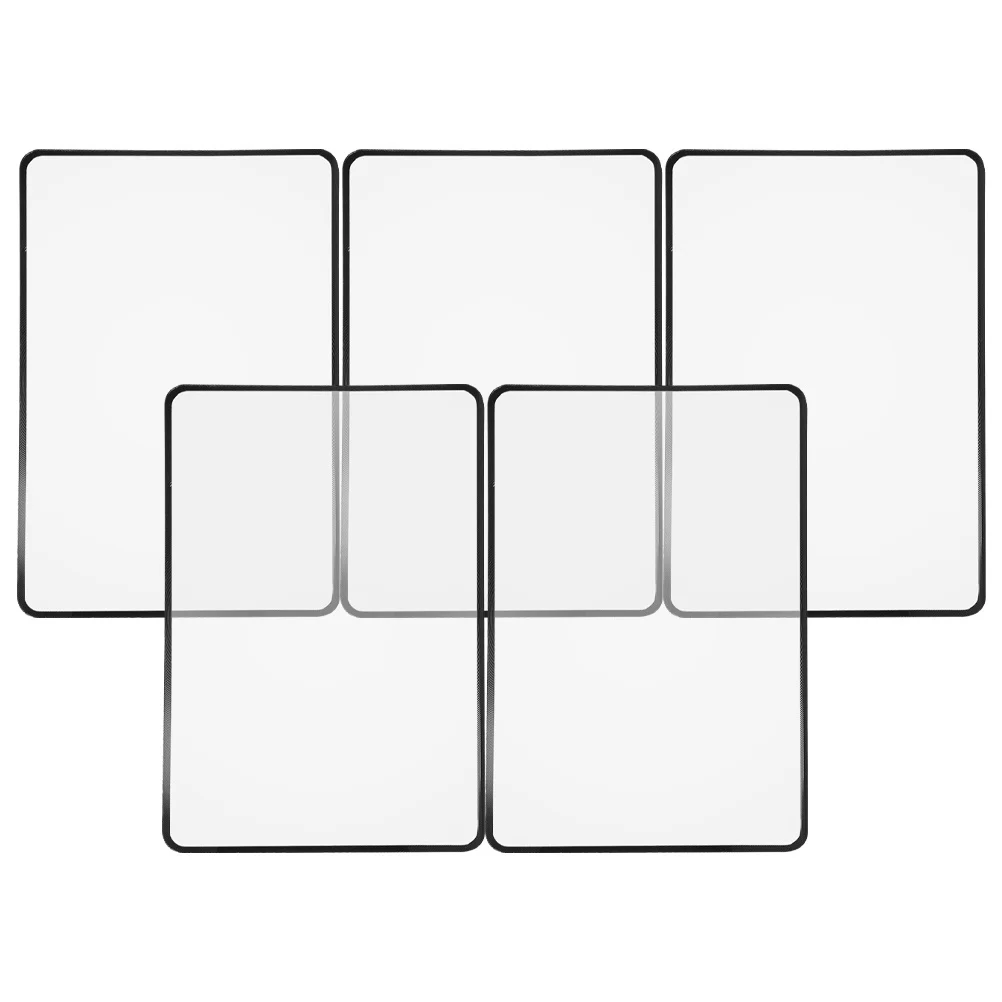 

5Pcs Ultra-Thin PVC Magnifying Bookmark Full Page Magnifier for Reading Books Transparent Durable Page Magnifier