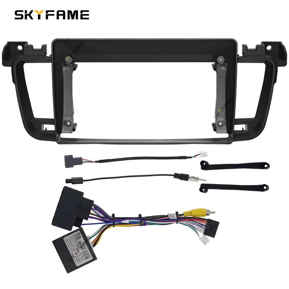 

SKYFAME Car Frame Fascia Adapter Canbus Box Decoder Android Radio Dash Fitting Panel Kit For Peugeot 508 508SW