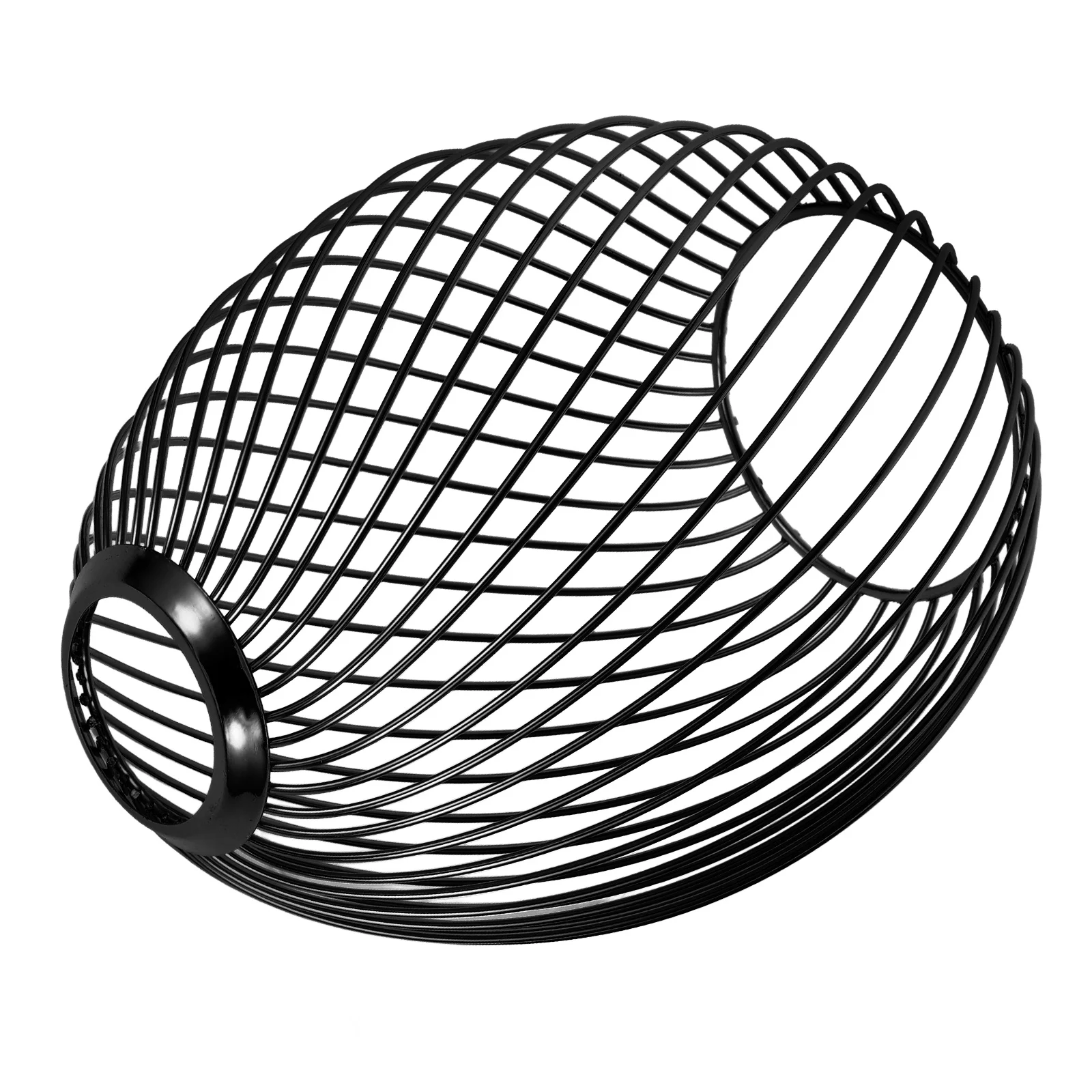 Practical Metal Lamp Shade For Hanging Lamp Unique Spiral Design Light Fixture For Hotel Home Restaurant