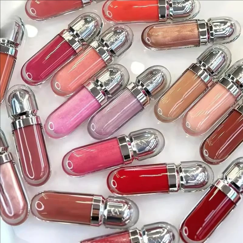 Preço Quente Batom transparente com efeito de água, leite, chá, feijão, cor, brilho labial, nutrição de longa duração, não desbota, espelho