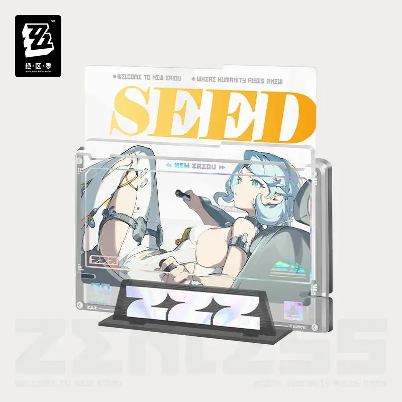 [Genuine] miHoYo Game Zenless Zone Zero Fixed Frame Acrylic insert Set Seed Orphie Trigger Anime Ornament Prop Cosplay Xmas Gift