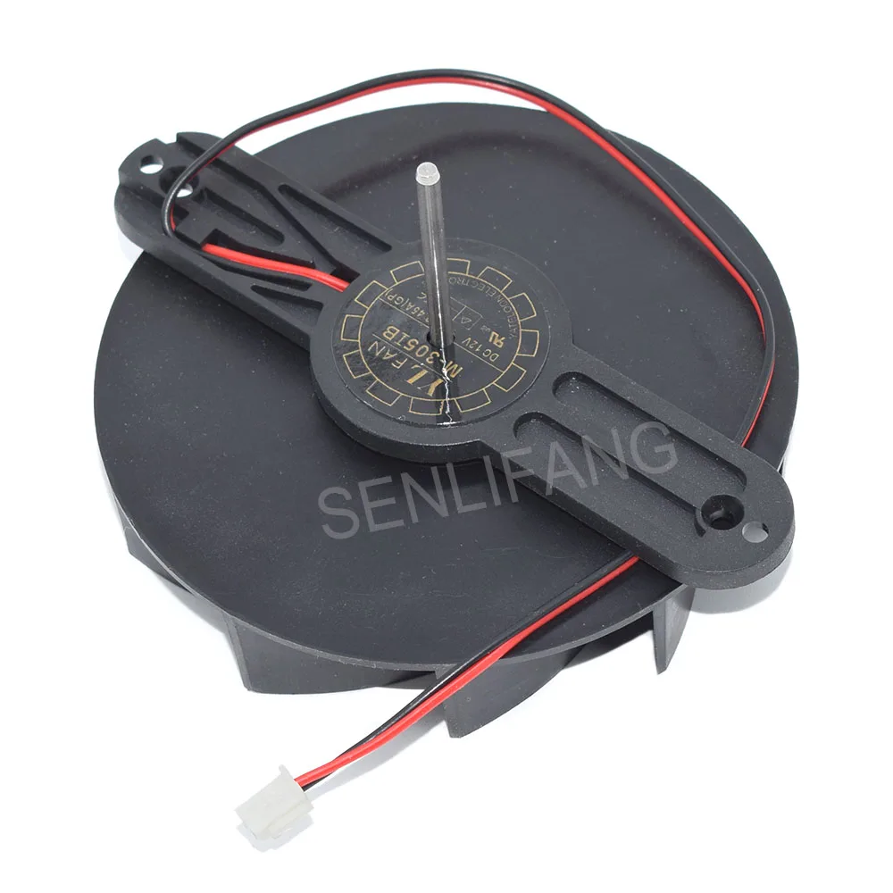 ใหม่ 2Pin พัดลมระบายความร้อน Circular DC Cooler 9225 M-3051B DC12V 0.45A