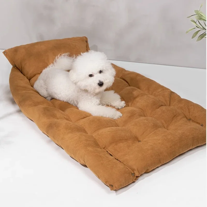 3 IN 1 Warm Dog Bed Mat Winter Warmth Pet Sleeping Bed Mat Puppy Cat Nest Cushion for Small Medium Dogs Cats Kitten Pet Supplies