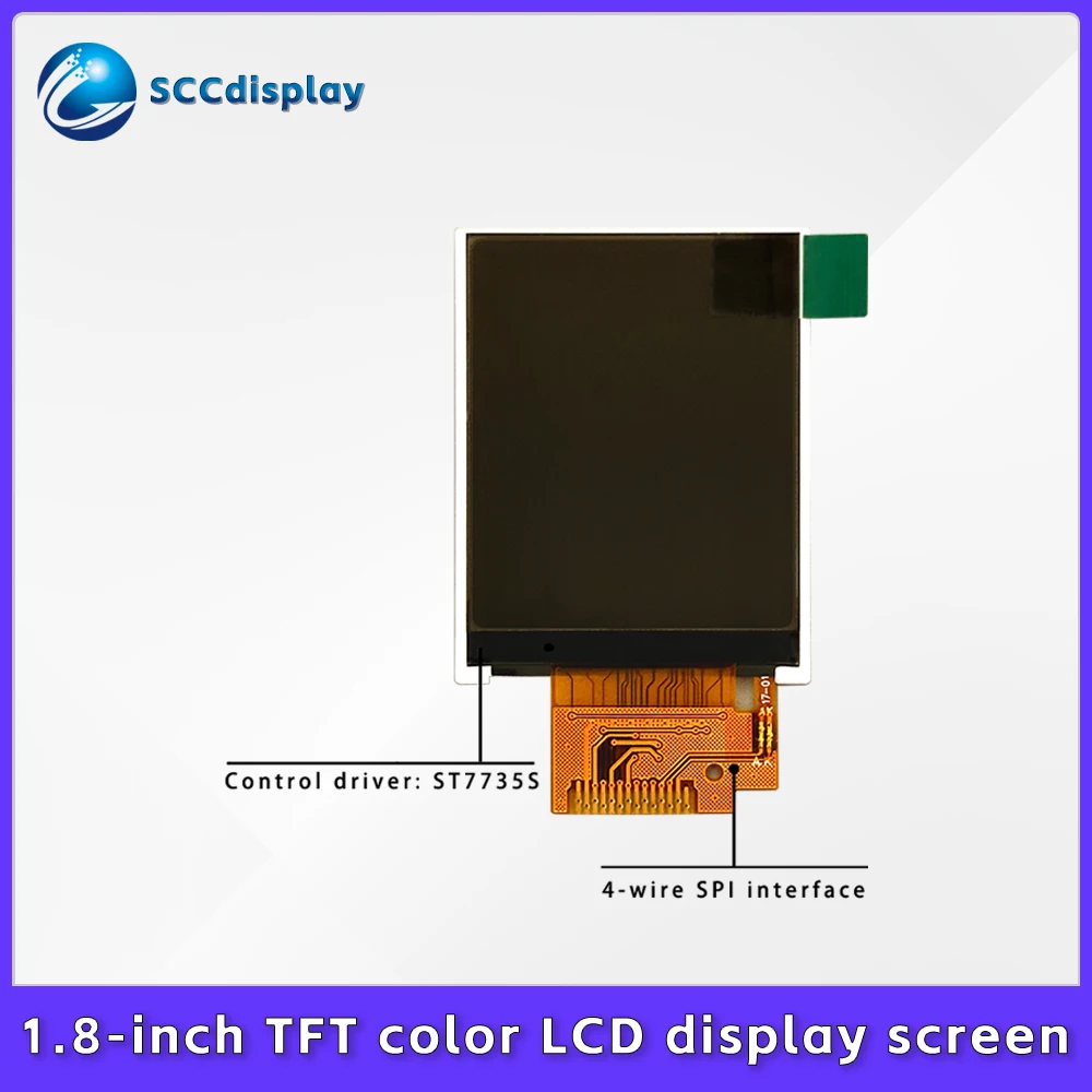 IPS high contrast 1.8-inch color display screen SJXD-T18DE ST77355 driver low-power full-color TFT LCD display screen