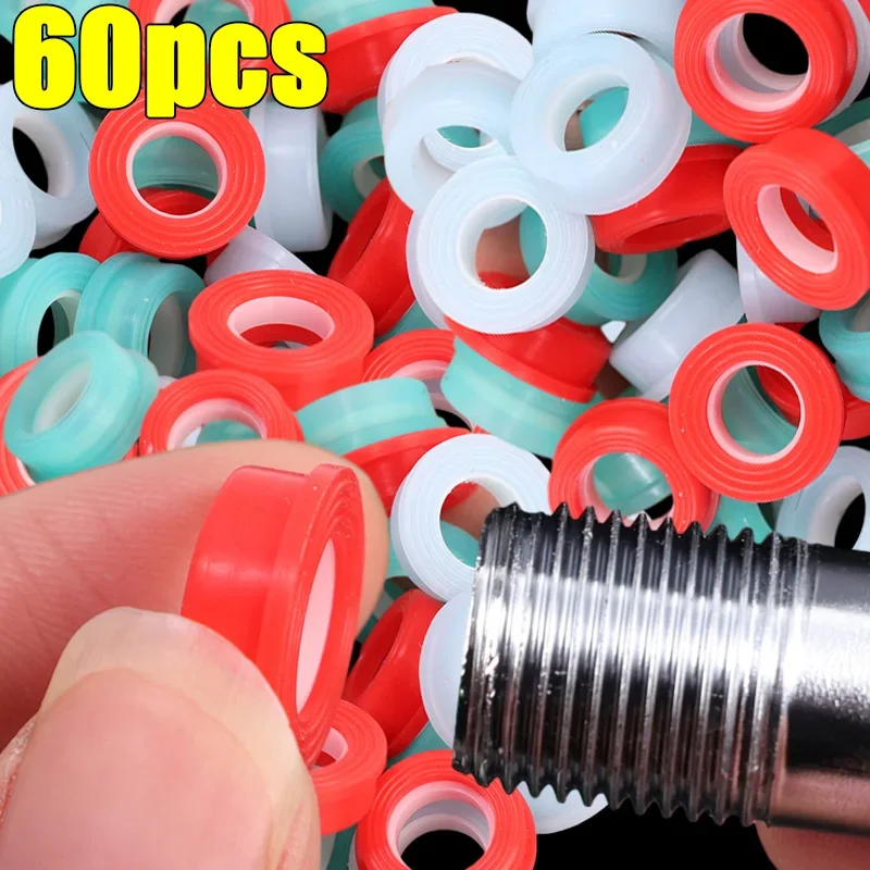 New Silicone Sealing Gaskets Faucet Leak-proof Sealing Washer Prevent Dripping Rubber Pipe Hose Plug Buckles Bathroom Supplies