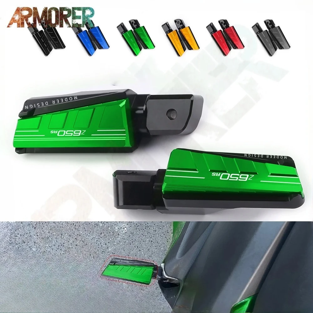 

Алюминиевые задние подножки (педали) для мотоцикла CNC, аксессуары для Z650RS Z 650RS Z650 RS 2022 2023
