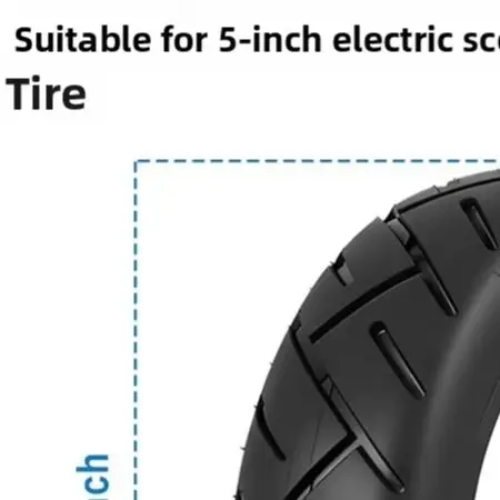 /10 /Inch /60/70-6.5 Tubeless Tire Wear Resistant Vacuum Rubber With Deep Tread Shock Absorption For For Xiaomi 5 Electric Scoot