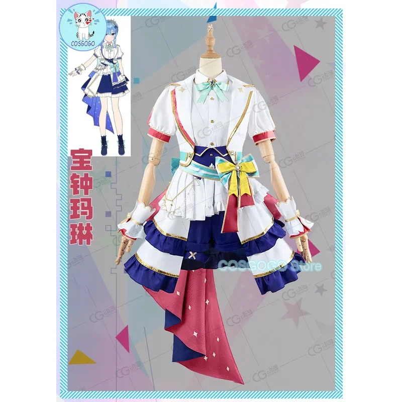 COSGOGO Vtuber Hololive 4th Towa Lamy Sora Roboco San Noel Takane Lui جميع الأعضاء أزياء تنكرية للهالوين ملابس نسائية