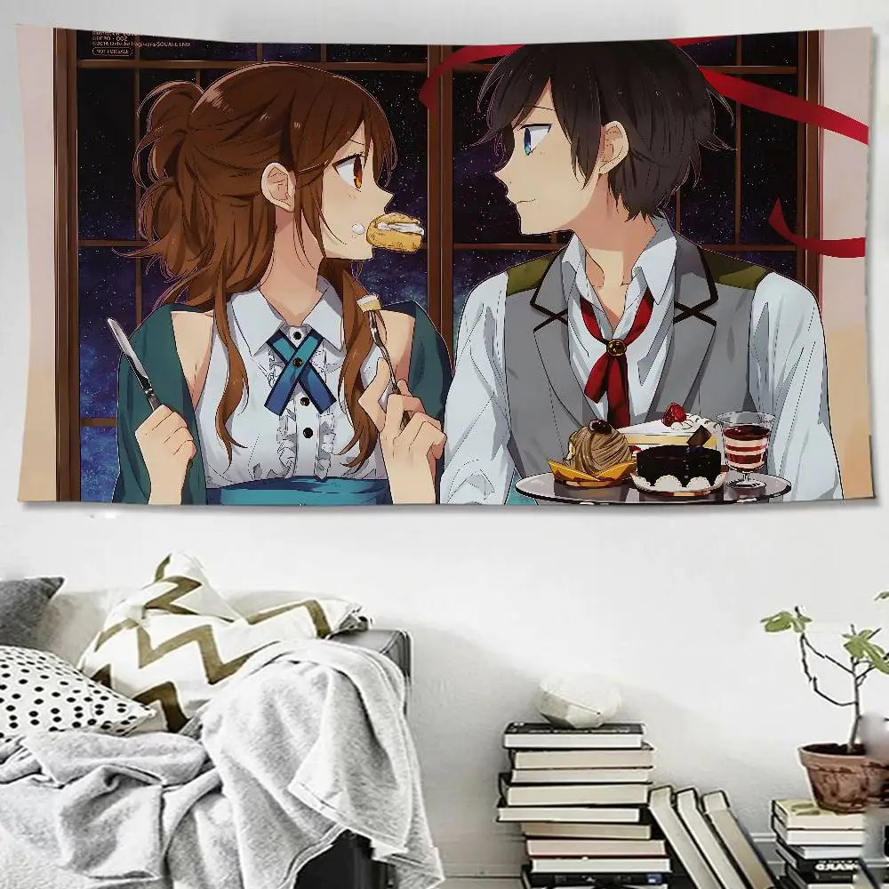 

Horimiya Anime DIY Wall Tapestry For Living Room Home Dorm Decor Wall Art Decor