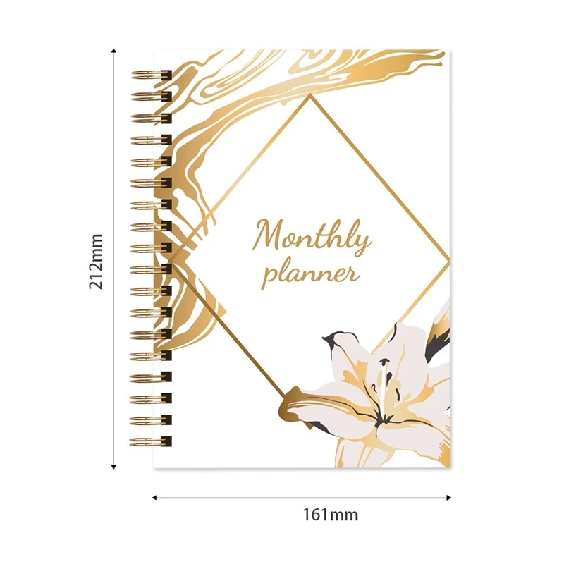 A5 Daily Weekly Planner Agenda Notebook Weekly Goals Habit Schedules Stationery Office School Supplies