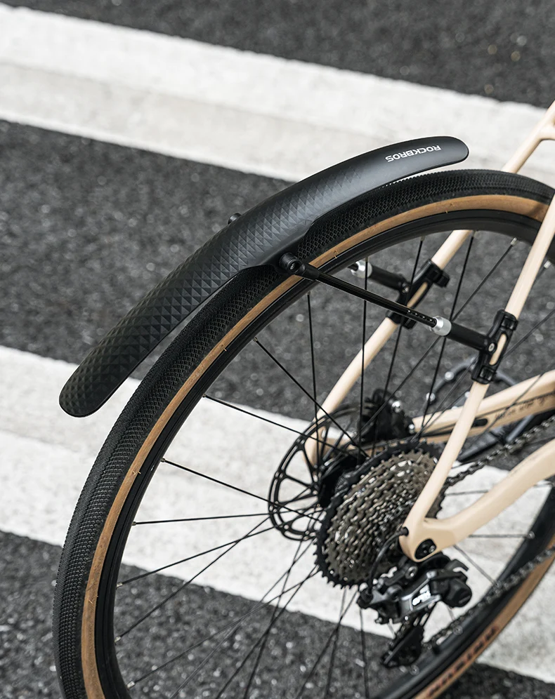 ROCKBROS Fahrrad-Schutzblech aus PP-Weichplastik, robust und widerstandsfähig, geeignet für Straßenfahrräder, Fahrradzubehör. – Detail 12
