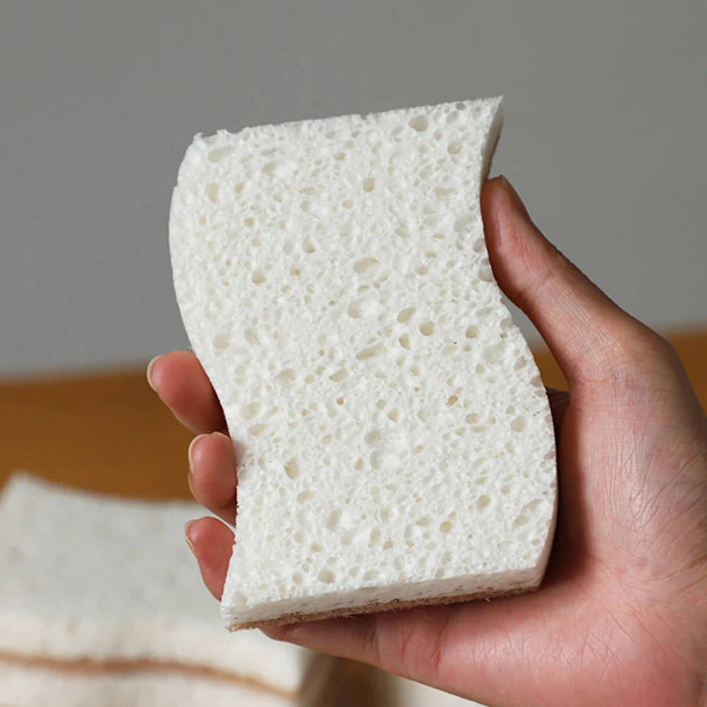 

6 Pcs Dishwashing Sponge Large Cleaning Sponges Kitchen Scrub Small Wok Accessories