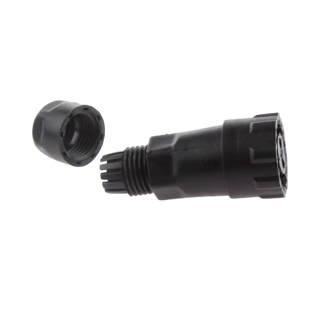 Waterproof Connector 2 Pin Electrical Wire Adapter Socket Solder Type Fast Wiring for Heavy Duty Equipment