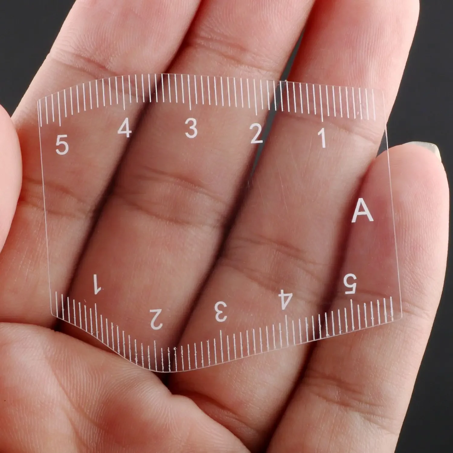 5Pcs Eyebrow Template Ruler Reusable Eyebrow Shaper Stencil for Eyebrow Tattoo Makeup Measurement