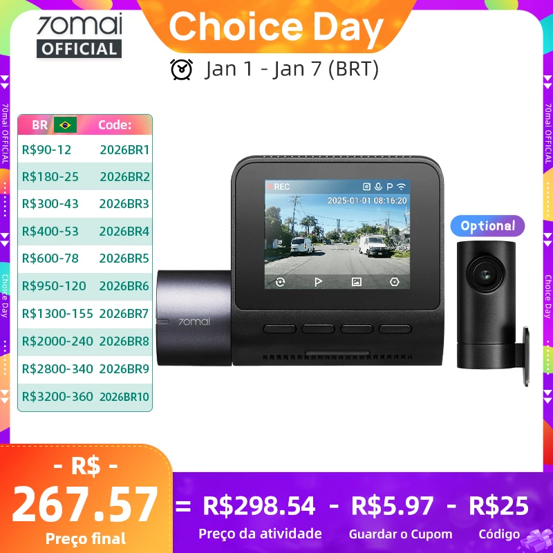 70mai-dash-cam-a410-true-25k-hdr-doble-canal-compatible-f155-apertura-gps-24h-estacionamiento-maximo-256gb-coche-dvr-70mai-a410-70mai-a400