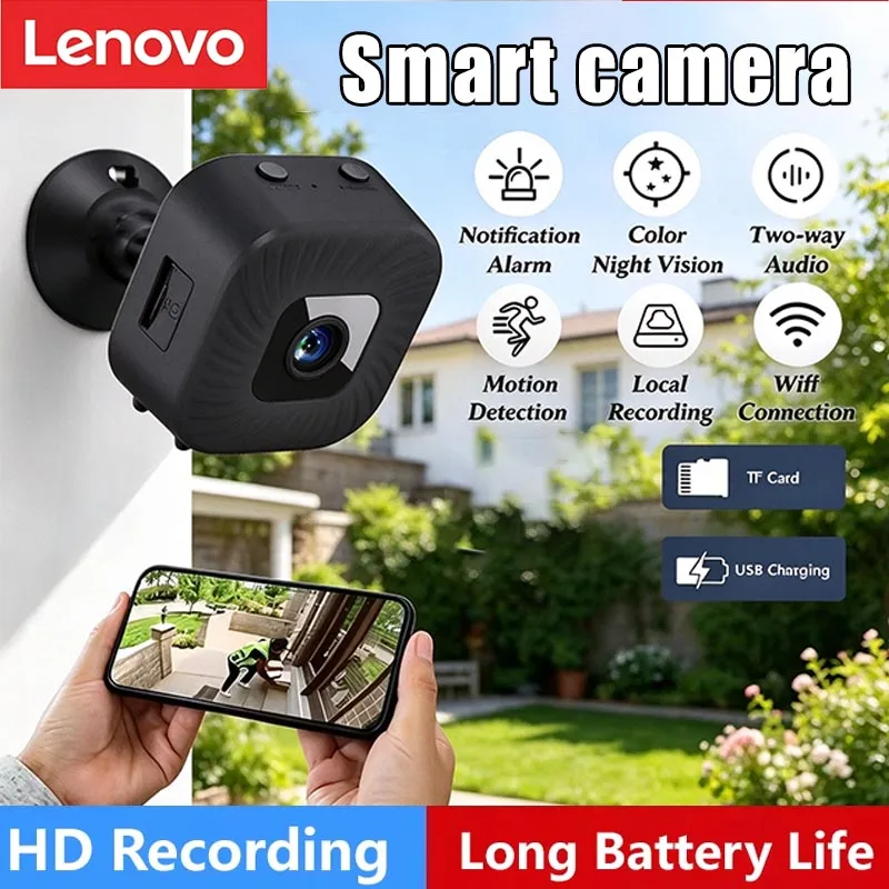 Lenovo New High-definition Intelligent Security Monitoring Camera 1080p Wireless Wifi Home Camera Home Camera