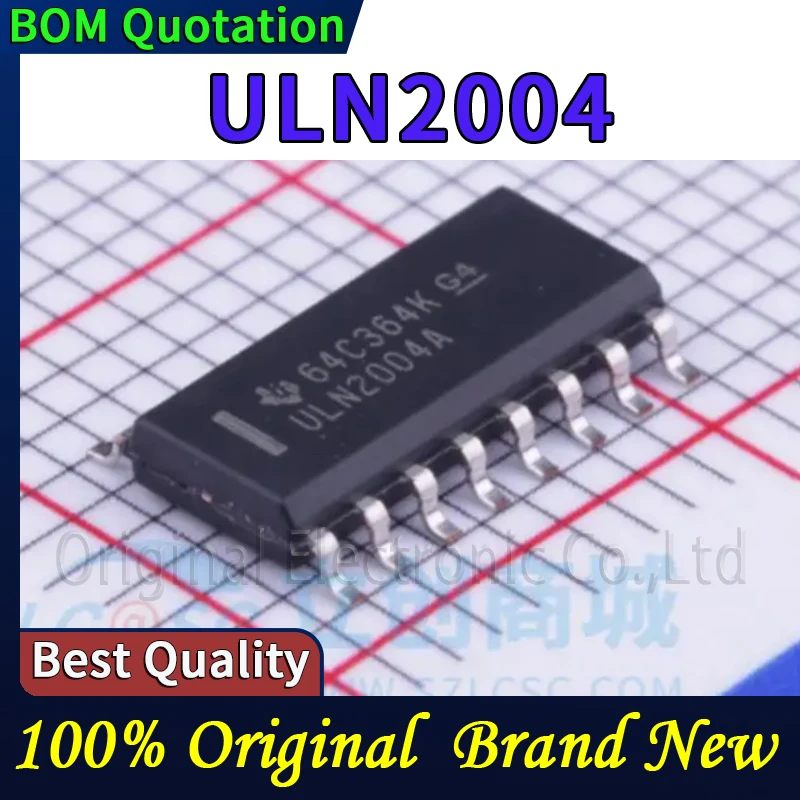

10 шт. ULN2004 В наличии Оригинальные, высокого качества