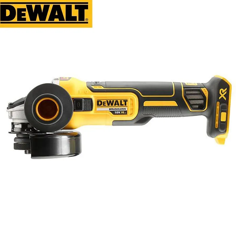 Dewalt 125mm Brushless Angle GrinderImpact Polisher M14 Cutting Machine Wireless Woodworking DEWALT Power Tool for 20V Battery