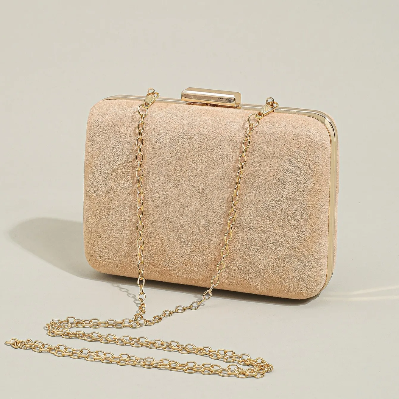 Mini pochette de soirée en velours Simple et élégante pour femmes, pochette formelle pour fête de mariage, bal de promo