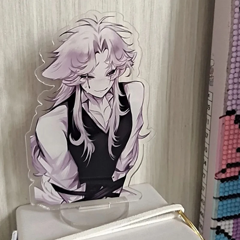 Spiel The Freak Circus Pierrot Harlekin Cosplay Stehende Platte Acryl Figur Ständer Zubehör Ornament Requisiten Dekoration