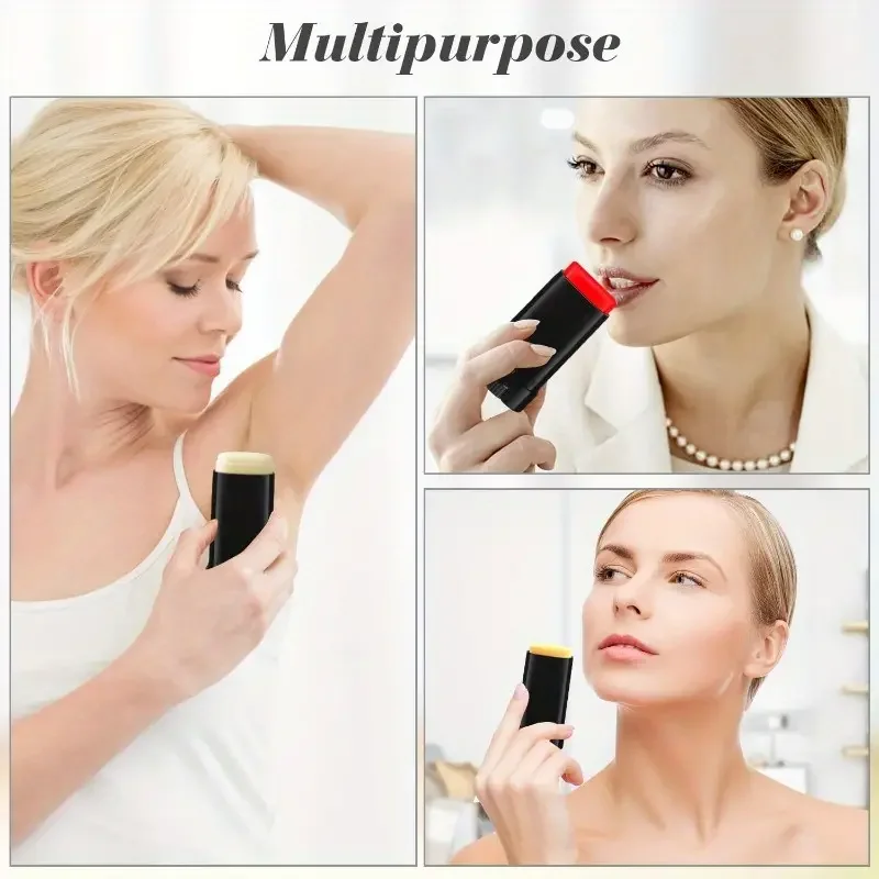 20 Stück 15ML Lippenbalsam-Tuben, Leere Recycelbare Ovale Drehverschluss-Plastiktuben, Tragbar für DIY Selbstgemachtes Deodorant, Lotion, Lippenbalsam – Detail 2