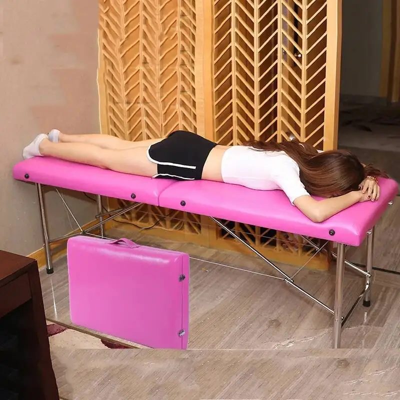 

bed, Professional carry folding on massage beauty massage tattoo SPA bed, custom beauty salon, thickening treatment table