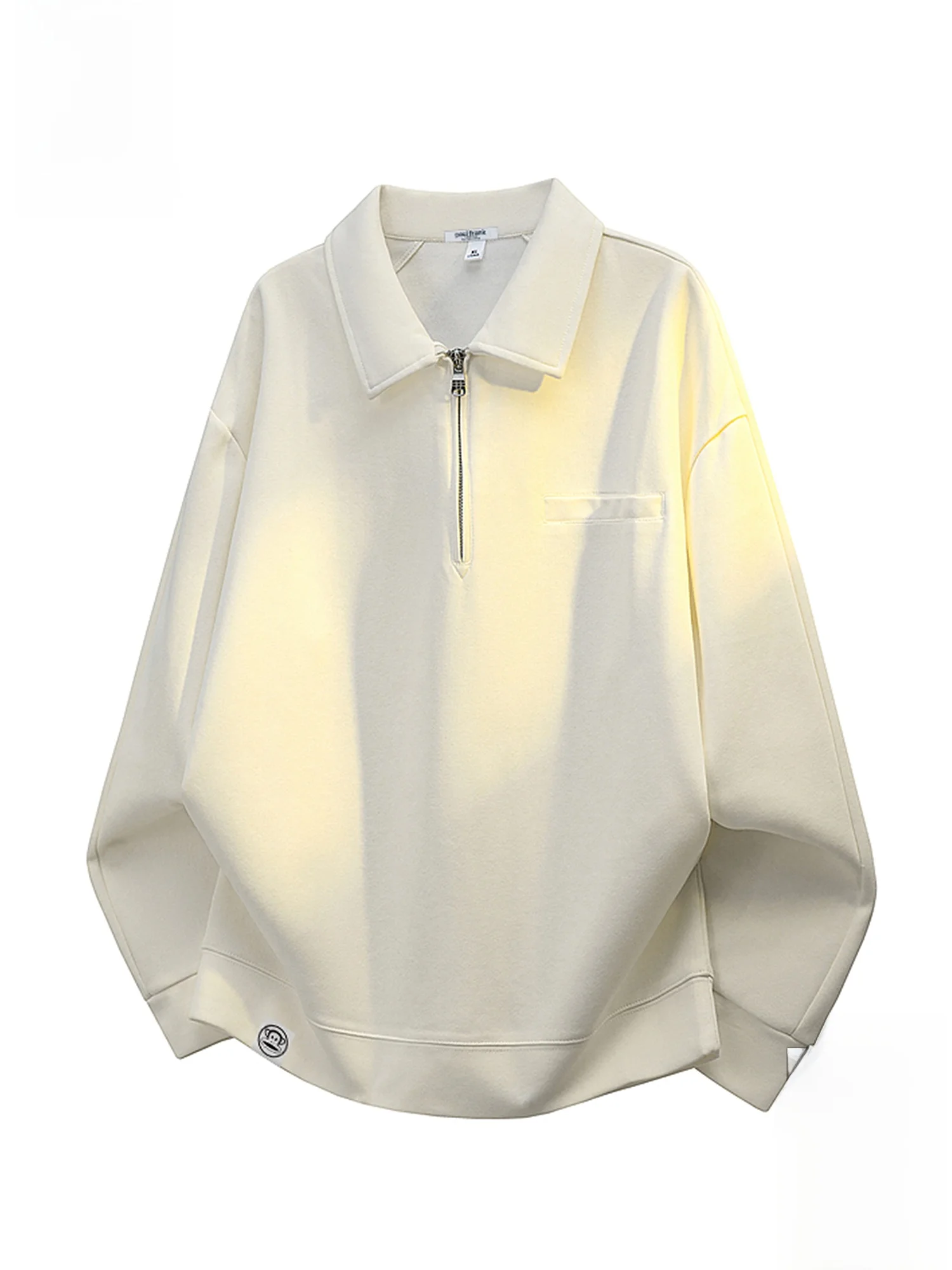 

Мужская зимняя толстовка Paul Frank из чистого хлопка, оверсайз, с длинными рукавами, на молнии, удобная, свободного кроя, модная