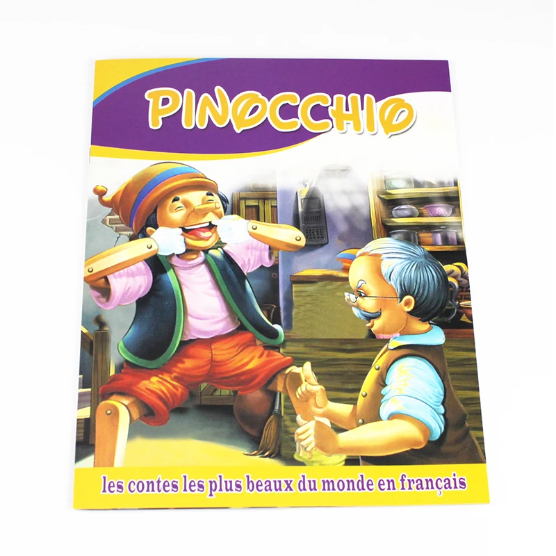 

1pc 3-8 year-old children's French fairy tale bedtime story, cartoon enlightenment early education learning, French picture book