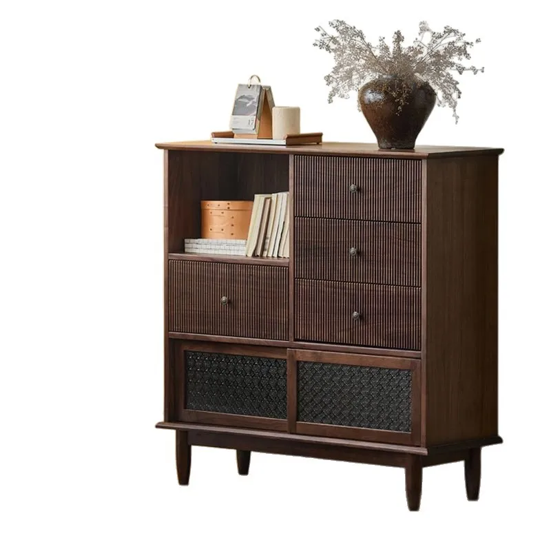 

Комод из орехового дерева, французский антикварный, для спальни, для хранения вещей, тумба для гостиной, приставной шкафчик