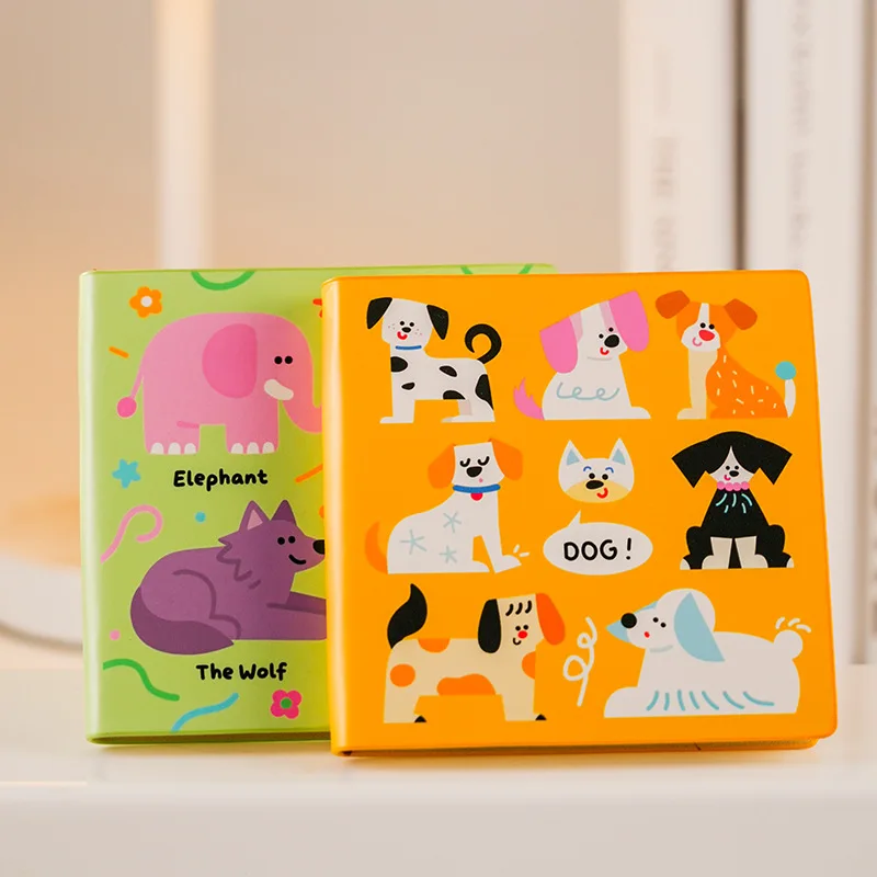 Square Blank Pocket Book Cute Portable Notebook  Office Accessories Notebooks and Journals