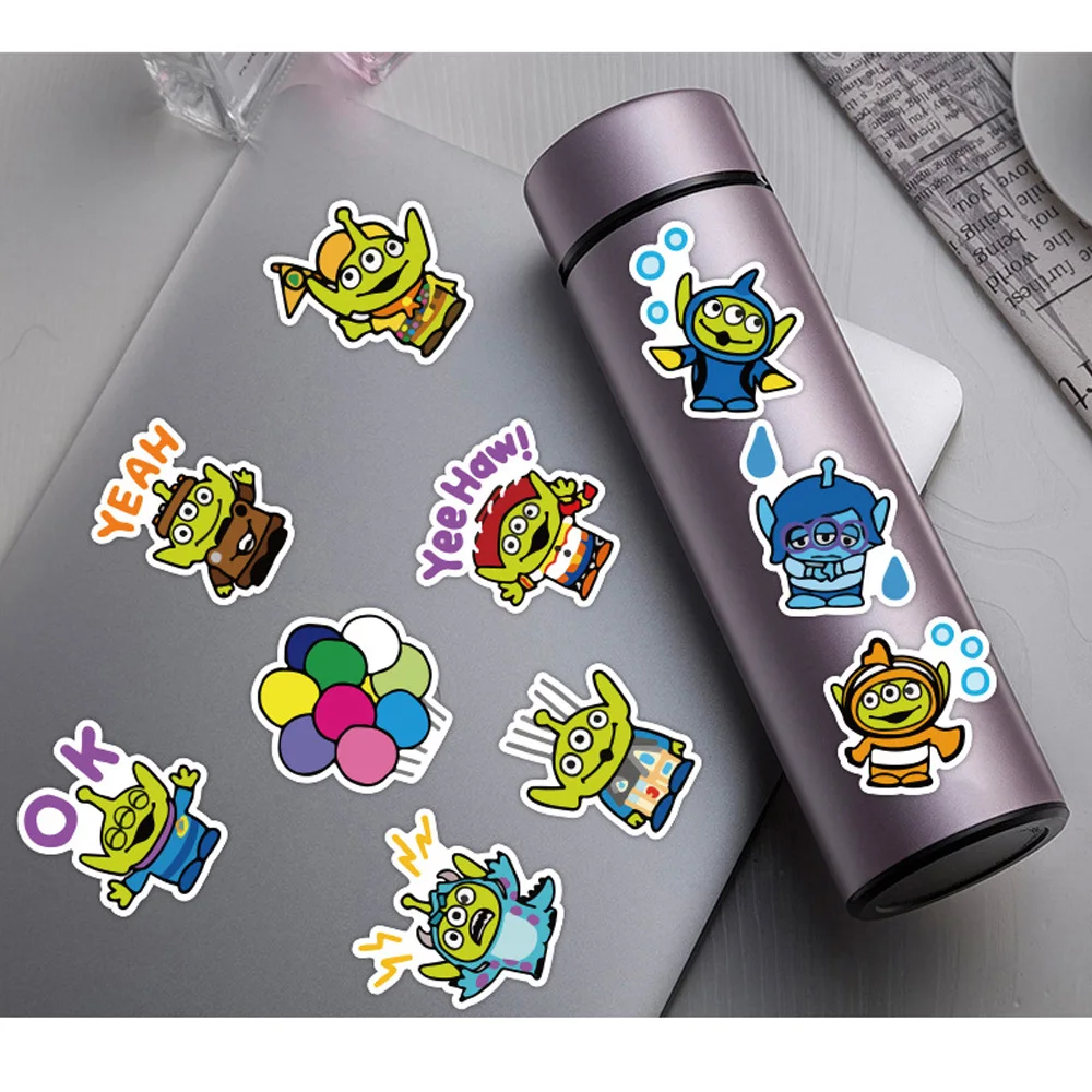 10/30/50pcs Disney Cartoon Toy Story Alien Graffiti Stickers Decals for Kids Toy DIY Diary Car Scrapbook Phone Cute Sticker Gift