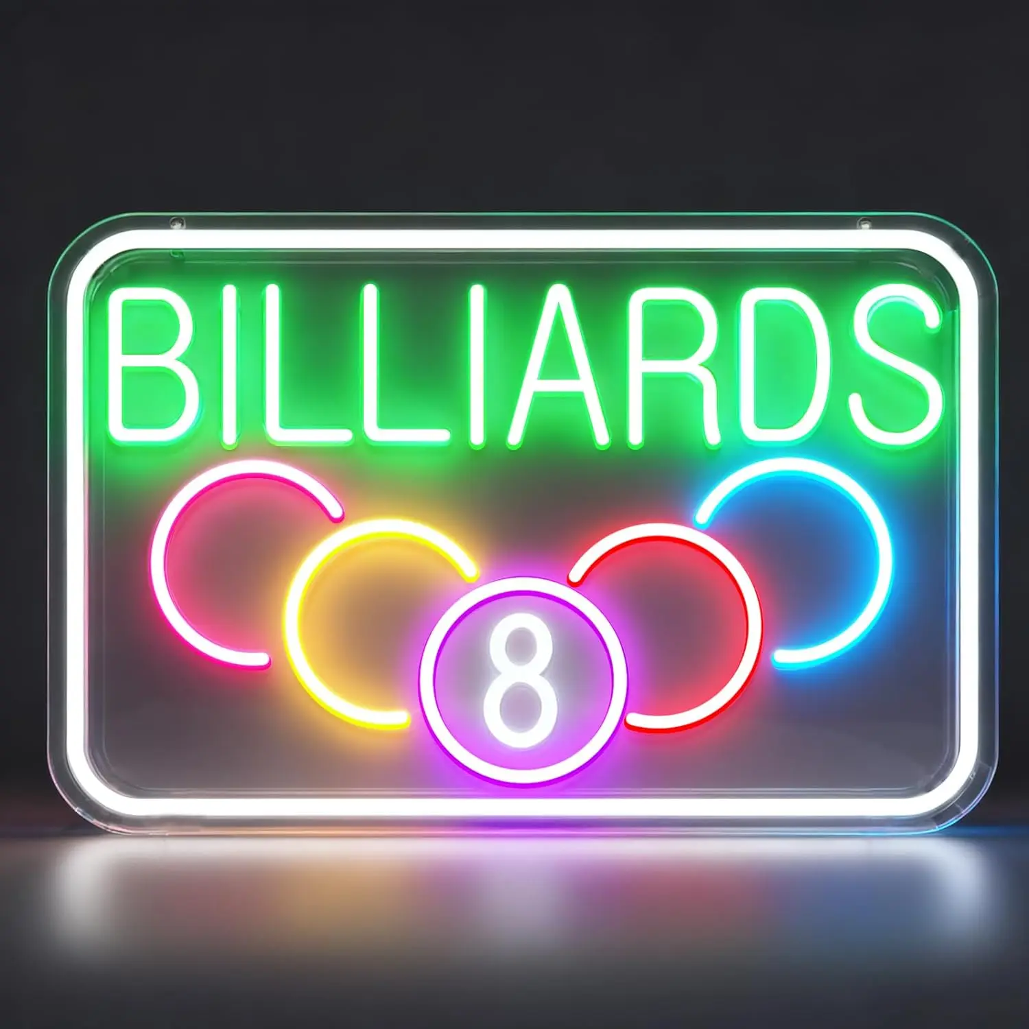 ビリヤード-ネオンライト-プールテーブル-カラフルボール-led-ネオンサイン-男性用部屋-ゲームルーム-バー-壁飾り-調光可能-usb-友達へのギフト