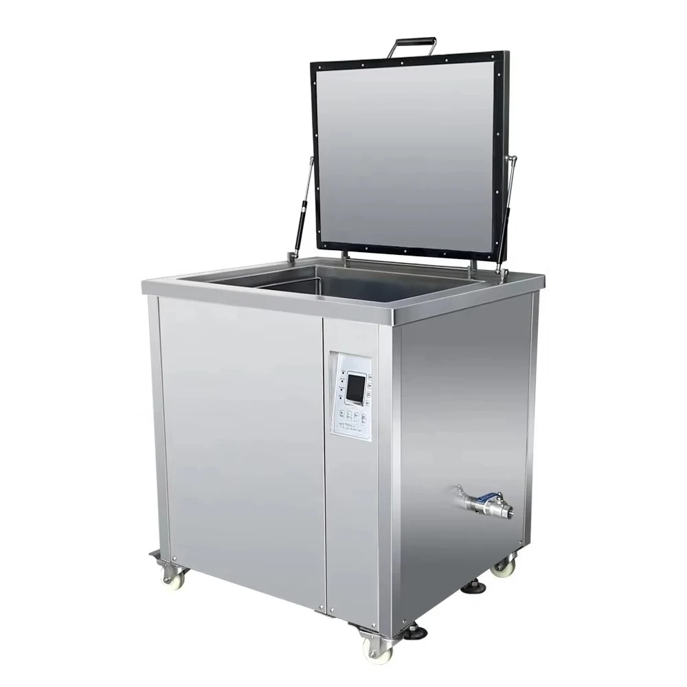 أجزاء أوتوماتيكية لإزالة الشحوم بالموجات فوق الصوتية خزان تنظيف الأجزاء الصناعية 80l 90l 100l آلة التنظيف بالموجات فوق الصوتية #3