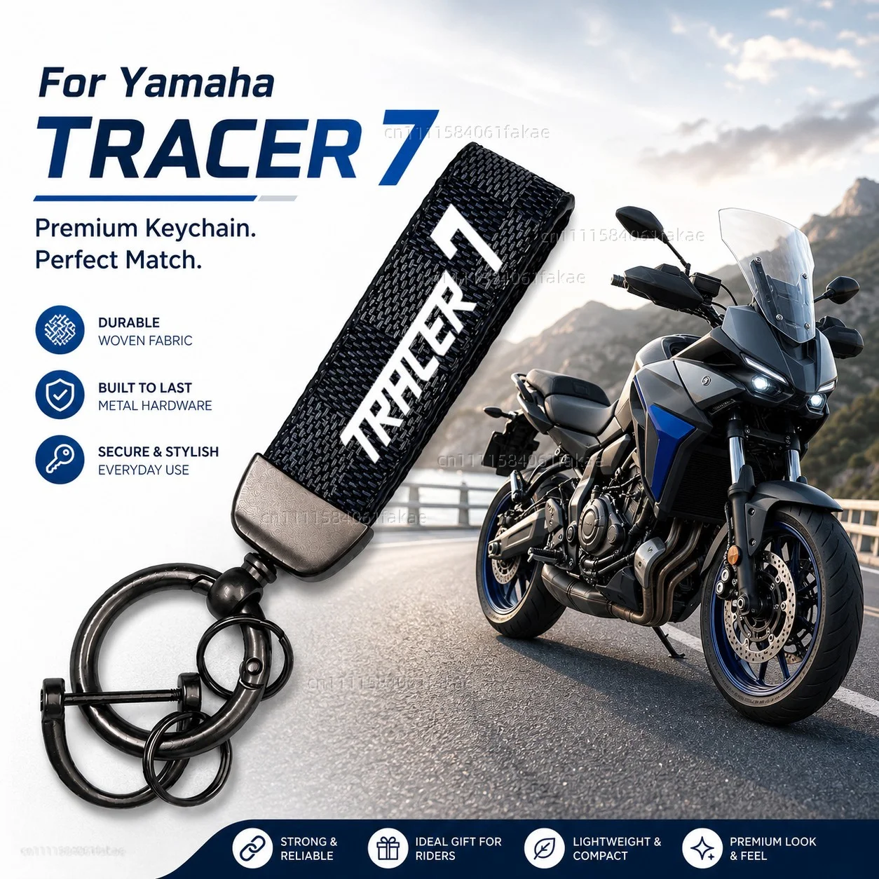 For Yamaha TRACER 7 /GT 2021 2022 2023 2024 tracer7 gt Motorcycle Keychain Custom Logo Gift for Rider Men Women