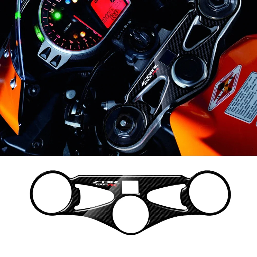 3D carbono-olhar superior triplo jugo defensor, Honda CBR1000RR 2008-2016